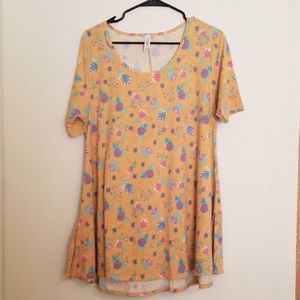 LulaRoe Flowered Tunic